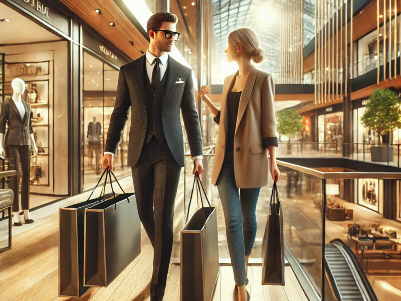 Assistenza shopping bags durante lo shopping