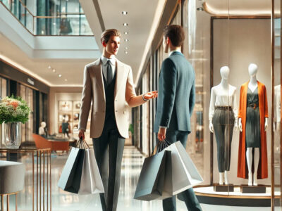 Assistenza shopping bags durante lo shopping